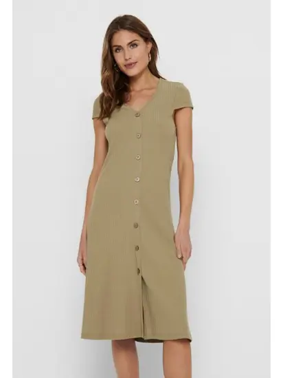 Сукня ONLNELLA S/S DRESS JRS 15202197 Toasted Coconut ONLY L Бежевий