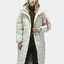 Куртка Alpha Industries SIERRA LONG PUFFER W, молочний