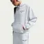 Толстовка Nike W STDO FLC OS PO HDY GLS, світло-сірий