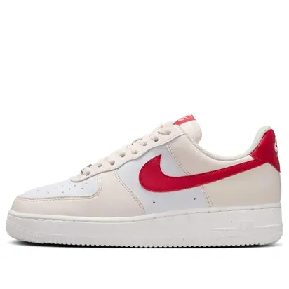 Кросівки Nike W AIR FORCE 1 07 NEXT NATURE, білий з червоним