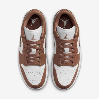 Кросівки W Air Jordan 1 Low Brown/White