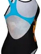 Купальник закритий для жінок Arena VIBRANT SWIMSUIT SWIM PRO BACK чорний