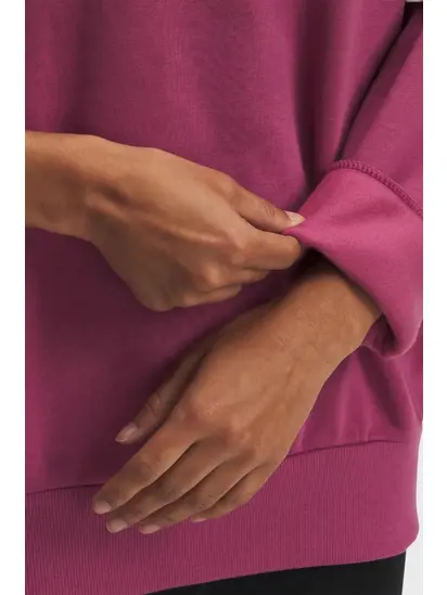 Світшот UA Rival Fleece OS Crew Under Armour S Розовий