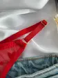 Червона спокуслива білизна в червоне сердечко