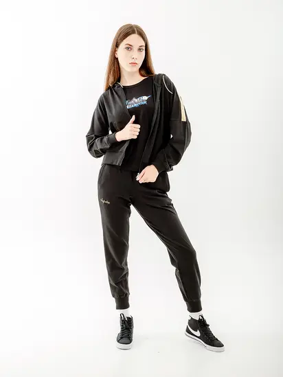 Спортивний костюм AUSTRALIAN GOLD TAPE ELASTIC FLEECE TRACKSUIT, чорний