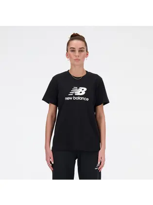 Футболка Essentials Jersey Logo New Balance L Чорний