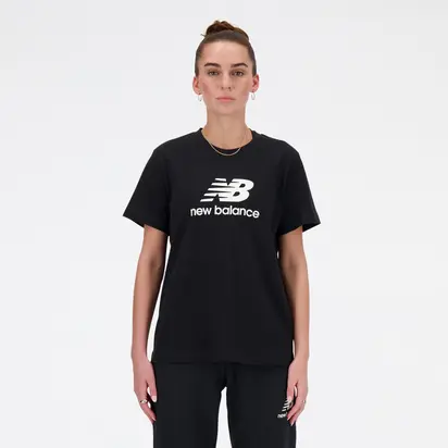Футболка Essentials Jersey Logo New Balance L Чорний