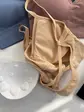 Базовий топ в рубчик, капучіно