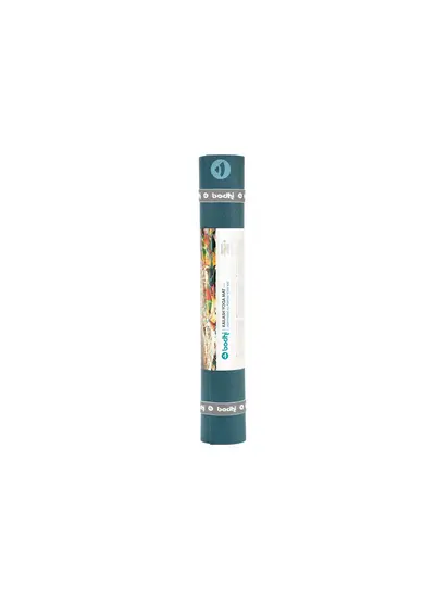 Килимок для йоги Bodhi Rishikesh Premium 60 XL синій 200x60x0.45 см