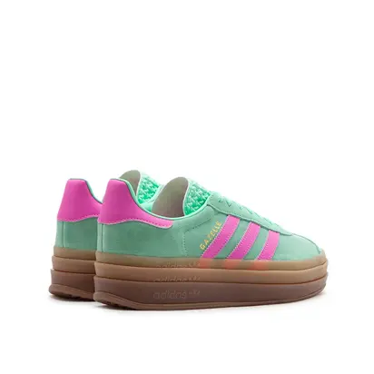 Кросівки Adidas Gazelle Bold, зелений з рожевим