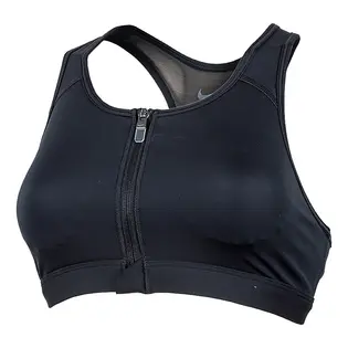 Топ Nike W NK DF SWSH ZIP FRONT BRA, чорний