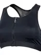 Топ Nike W NK DF SWSH ZIP FRONT BRA, чорний