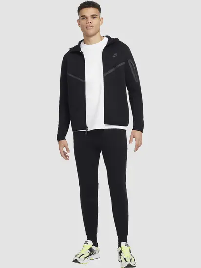 Кофта NIKE TECH SET FLEECE FULL ZIP BLACK