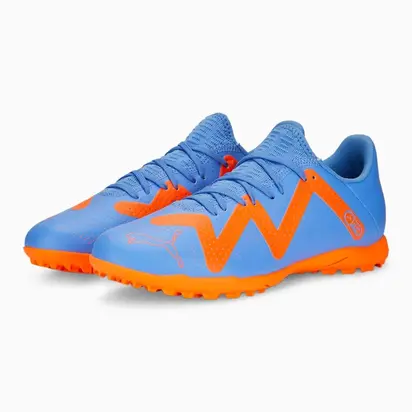 Сороконіжки Puma Future Play TF, блакитний з помаранчевим