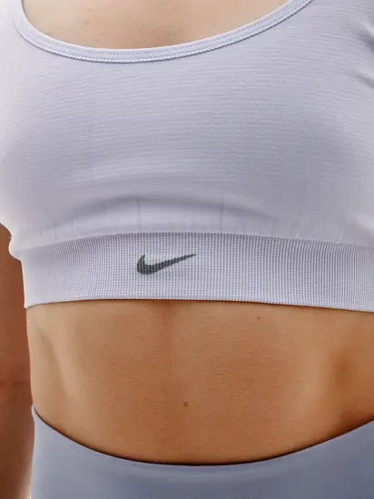 Топ Nike W NK ALATE SEAMLESS BRA, фіолетовий