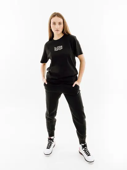 Штани Nike W NSW TCH FLC MR JGGR, чорний