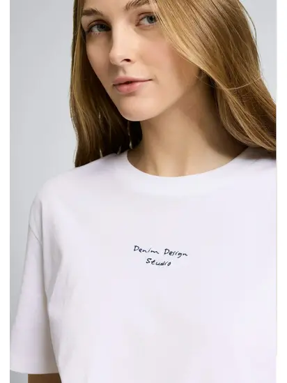 Футболка women's T-shirt Tom Tailor L Білий