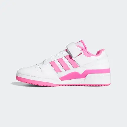 Кросівки Adidas Forum Low J, білий з рожевим