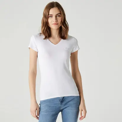 Футболка жіноча Lacoste T-Shirt White 34