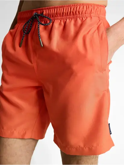 Шорти для плавання swim shorts with drawstring Tom Tailor M Червоний