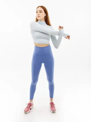 Лосини Nike ONE DF HR 7/8 TIGHT, блакитний