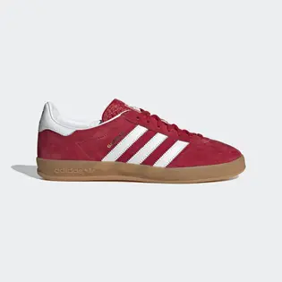 Кросівки Adidas Gazelle Indoor, бордовий з білим