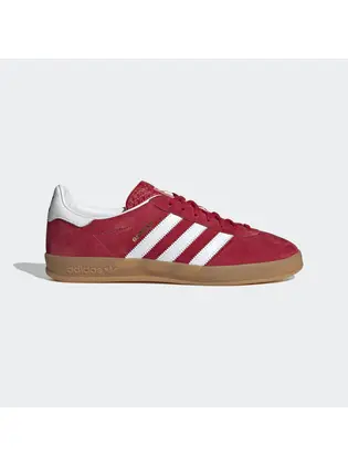 Кросівки Adidas Gazelle Indoor, бордовий з білим