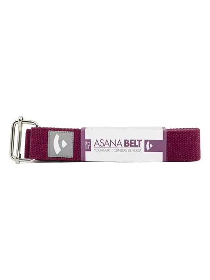 Ремінь для йоги Asana Belt від Bodhi баклажановий 250x3.8 см