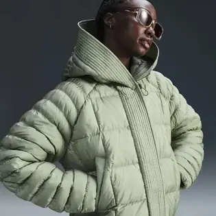 Куртка Nike W NSW ESSNTL PRIMA PUFFER, світло-зелений