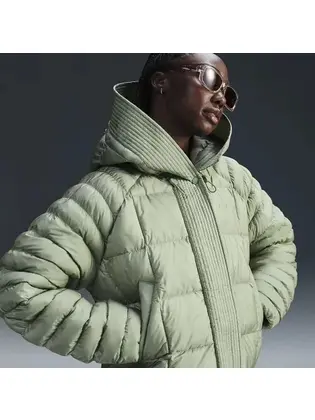 Куртка Nike W NSW ESSNTL PRIMA PUFFER, світло-зелений