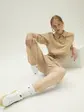 Штани Nike W NSW PHNX FLC HR PANT STD, бежевий