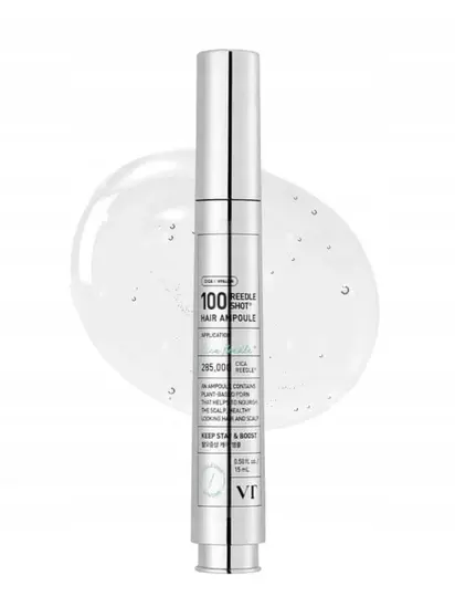 VT Cosmetics Відновлювальна ампула для зміцнення волосся з PDRN та пептидами 100 - 15 мл