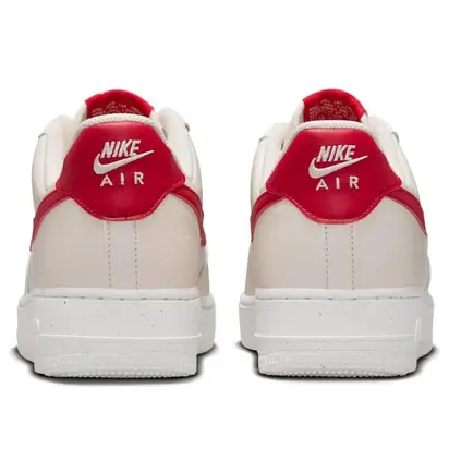 Кросівки Nike W AIR FORCE 1 07 NEXT NATURE, білий з червоним