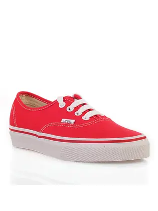 Кеди Vans AUTHENTIC, червоний з білим