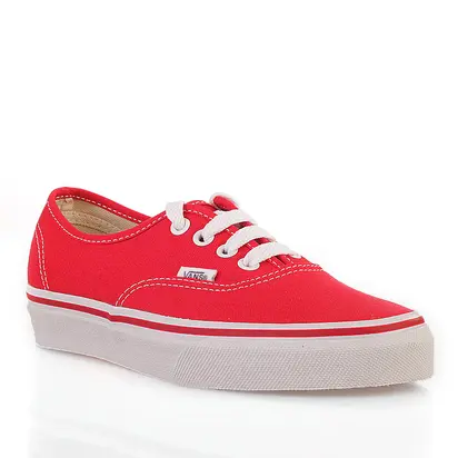 Кеди Vans AUTHENTIC, червоний з білим