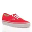 Кеди Vans AUTHENTIC, червоний з білим
