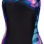 Купальник Arena DREAMHLINE SWIMSUIT V BACK, чорний з рожевим