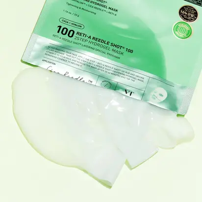VT Cosmetics Зміцнювальна гідрогелева маска з ретинолом 2-х етапна 1.5g/33g