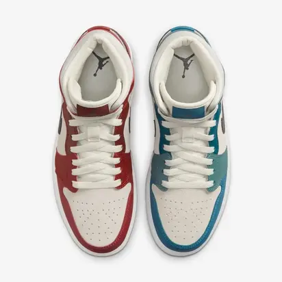 Кросівки Jordan 1 Mid Anti-Gravity Machines (W), сірий з синім