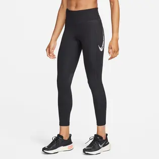 Легінси жіночі Nike Fast Mid-Rise 7/8 Running Leggings With Pockets Black
