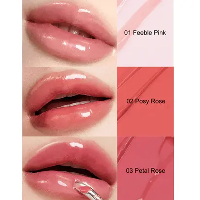 D'ALBA Блиск-плампер для збільшення об'єму губ [Posh Rose] 5ml