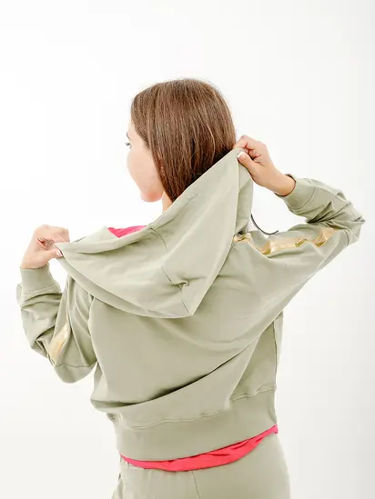 Спортивний костюм AUSTRALIAN GOLD TAPE ELASTIC FLEECE TRACKSUIT, зелений