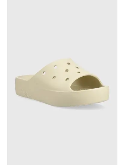 Тапочки CLASSIC PLATFORM SLIDE CROCS W6 (36-37) Бежевий