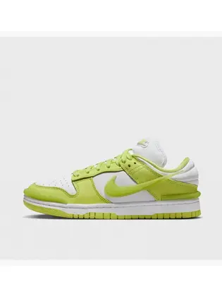 Кросівки Nike W DUNK LOW TWIST, білий з салатовим