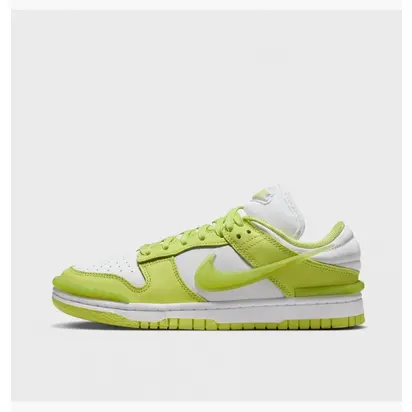Кросівки Nike W DUNK LOW TWIST, білий з салатовим