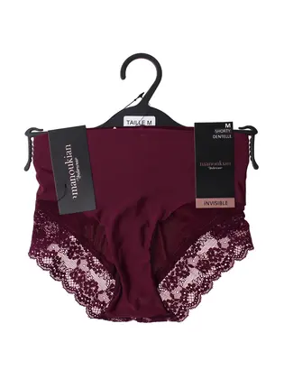 Труси Manoukian SHORTY-X1-FEMME бордовий L