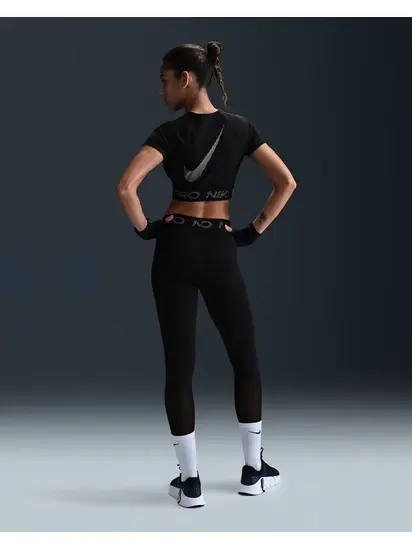 Топ жіночий Nike Np Dri-Fit Ss Crop Top Tt Gx Black