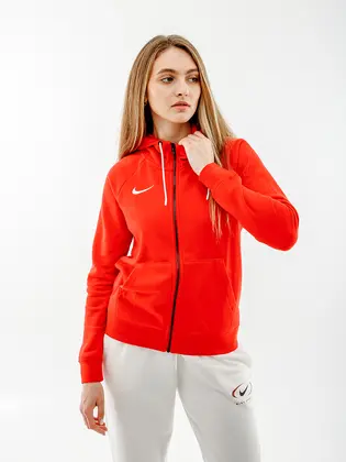 Толстовка Nike FLC PARK20 FZ HOODIE, червоний