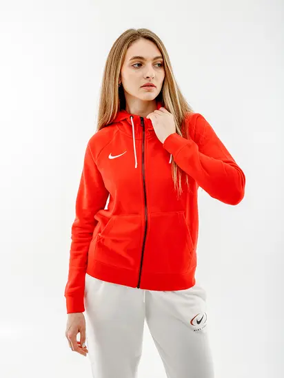 Толстовка Nike FLC PARK20 FZ HOODIE, червоний