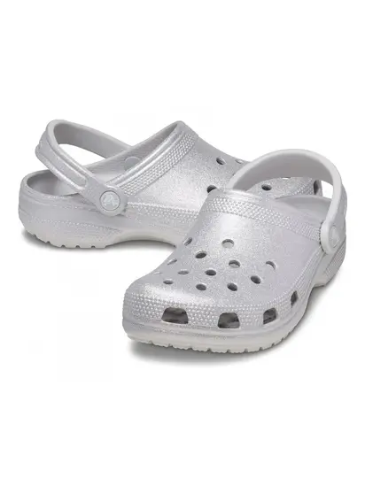 Крокси Crocs Classic Glitter Clog SilGlt
